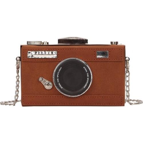 Fashion Camera Shape Clutch Ladies Casual Mini Crossbody Bag Small Shoulder Bag Purse Women Personalized