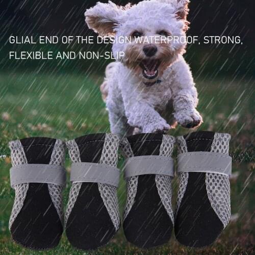 Non-Slip Dog Sport Shoes Pet Paw Protector Puppy Waterproof Casual Anti-skid Sneakers Dog Breathable Boots for Pet Supply