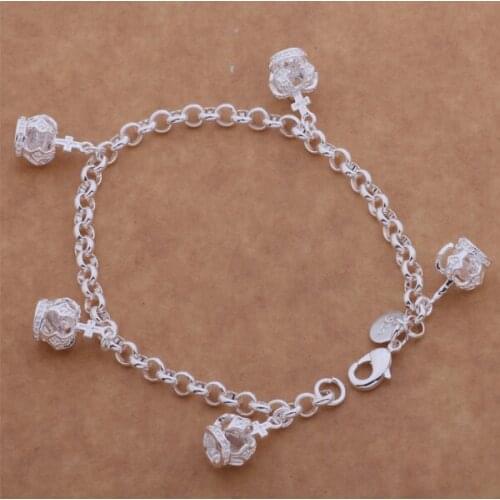 SL-AH056 Wholesale Silver Color Gift Women Lady Nice High Quality Fashion Jewelry Five Crown /bdsajuza Acraitya