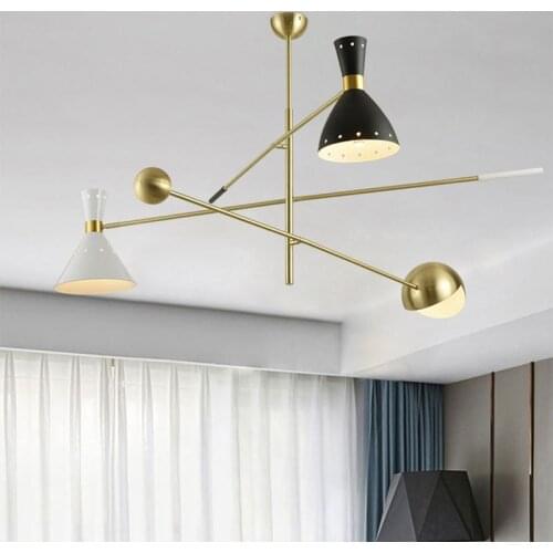 Balance art creative designer modern simple lamps chandelier for home Nordic dining room living room branch lighting