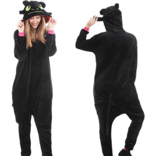 How to Train Your Dragon Adult Kigurumi Onesie Pajamas Cosplay Costume Sleepsuit Sleepwear Jumpsuit Party Carnival Clothing