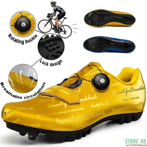 Cycling Shoes Mens Outdoor Sport Sapatilha Ciclismo Self-locking Non-slip Mountain Bike Racing Women Bicy