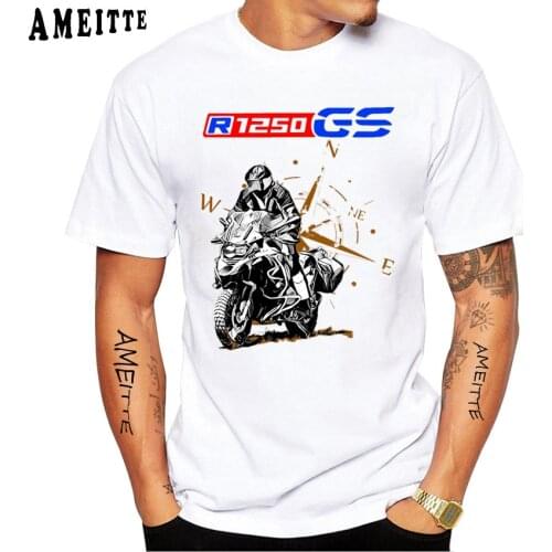 Vintage R100 RS Motorbike T-Shirt Harajuku Drive The Classic Motorcycle R 1250 GS Summer Men Short Sleeve Casual Tops Boy Tees