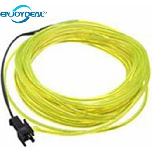 DC12V 1/2/3/5M Flexible Novelty Neon LED EL Wire Cable Lamp Glow Light Tube Dance Holiday Party Decoration