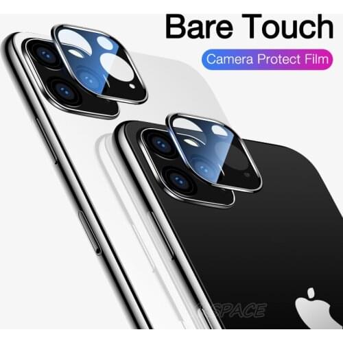 2Pcs 3D Curved Titanium edge Full Cover Back Camera Len Film For iPhone 12 mini 11 Pro Max Rear lens 9H Tempered Glass Protector