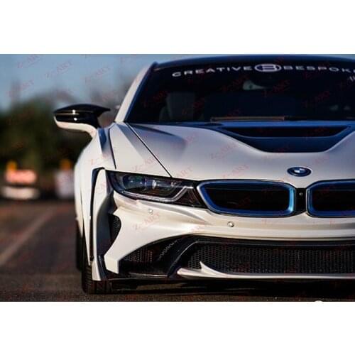 2014-2020 Z-ART carbon fiber mirror cap for i8 carbon fiber mirror cover for BM W i8 carbon fiber mirror housing stick on cover