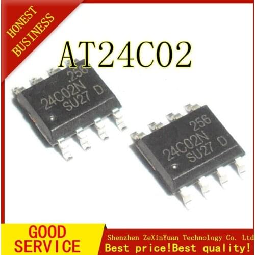 50PCS/LOT AT24C02 24C02 AT24C02BN-SH-T AT24C02N AT24C02 SOP-8