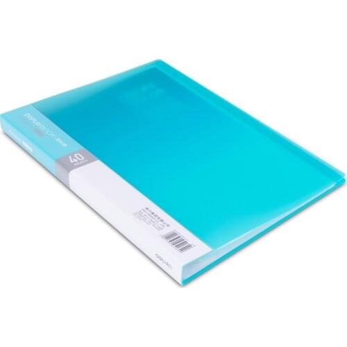 5164-40 Pages Students Info Booklet Fashion Color Multi-Page Folder Test Paper Clip Office supplies classroom stationery