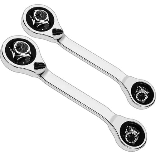 8 IN 1 CR-steel rotated 360 degree Ratchet Wrench socket spanner Hand Tool Screw Drill Drive square head 6-14MM,8-19MM Universal