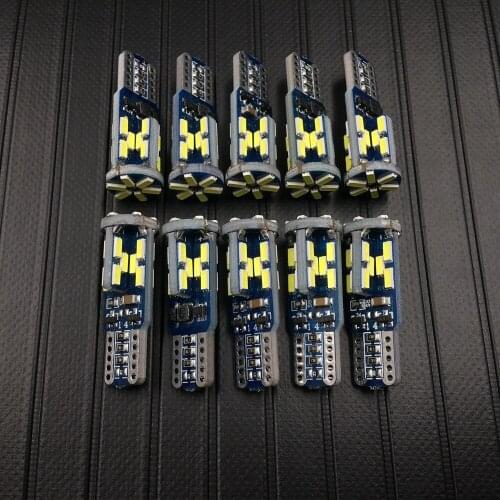 Car T10 30SMD 6000K Pure White Canbus Error Free Side Bulb LED 4014 194 168 Interior Light Parking W5W License Plate Lights