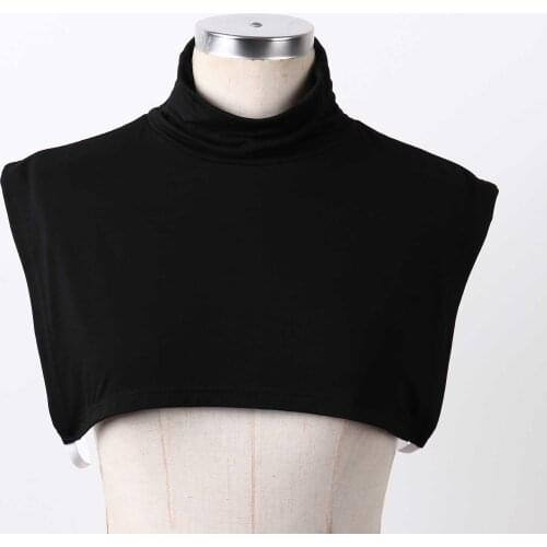 Women Half Top Blouse Fake Collar Detachable Shirt Dress False Neck Cover Turtleneck Heaps Faux Collar for Clothing Accessories