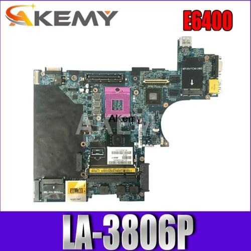 CN-0K543N JBL01 LA-3806P For DELL Latitude E6400 Laptop Motherboard System Board Nvidia 256MB Mainboard full test
