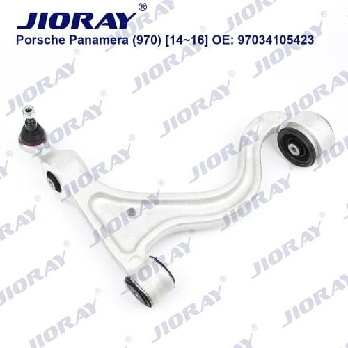 JIORAY Front Lower Right Suspension Control Arm Triangle For Porsche Panamera 970 3.0 S E-Hybrid 4.8 Turbo 97034105423 2014-2016