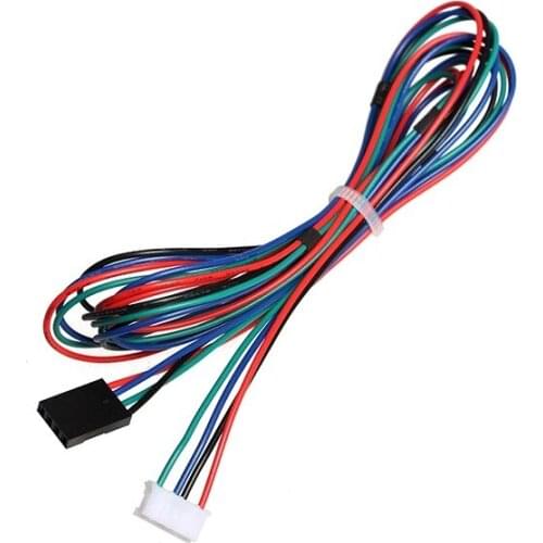 NEMA 17 stepper Motor Cable 4-Way with connector 1000mm/2000mm for Reprap Prusa i3 3D printer RAMPS DIY parts