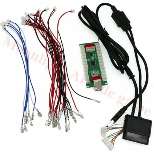 PS2/PS3/PC/PC360 /Raspberry Pi USB Board Arcade Game DIY Joystick Encoder Zero Delay Controller Sanwa Button DIY