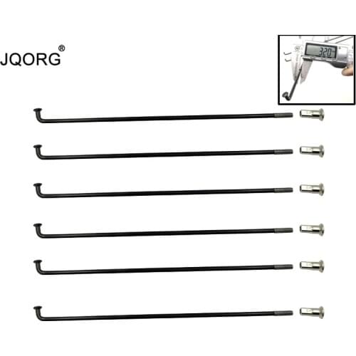 28 Pieces A Lot Diameter 3.2 mm 10G EBike Spokes 304 Stainless Steel Material Electric Motorcycle Spokes With Brass Nipples