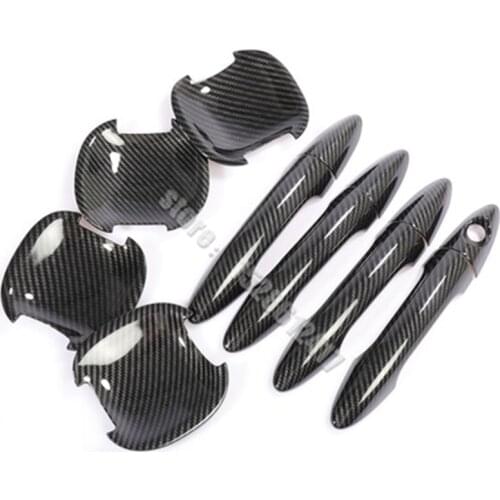 Car Styling For KIA K2 RIO 3 Sedan 2011~2016 ABS Chrome Door Handle Bowl Door handle Protective covering Cover Trim