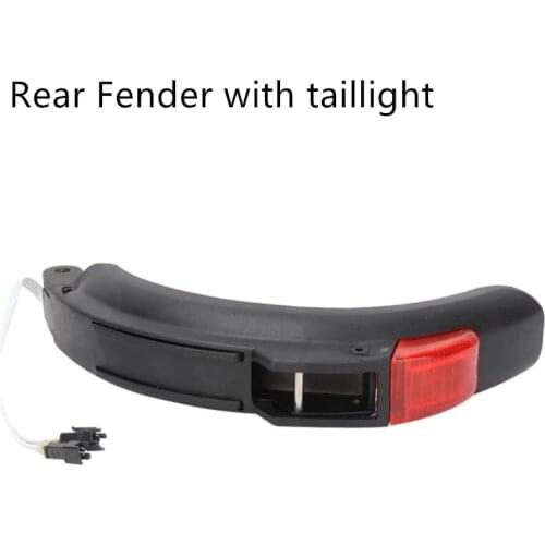 For Kugoo S1 S2 S3 Rear Fender with taillight Electric Scooter Replacement Skateboard Parts Rear Mudguard kick scooter electric