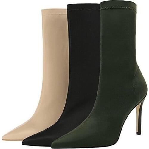 Ladies fashion sexy high-heeled elegant boots shose cancise pumps summer Soft and comfortable spring and autumn women shoes