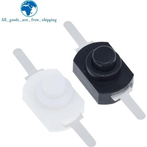 10pcs DC 30V 1A Black On Off Mini Push Button Switch for Electric Torch
