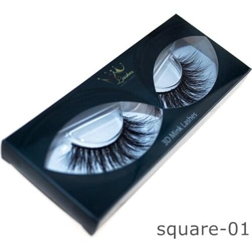 CrownLashes Create your own brand 3d mink eyelashes false silk synthetic eye lashes private label custom packaging box faux mink