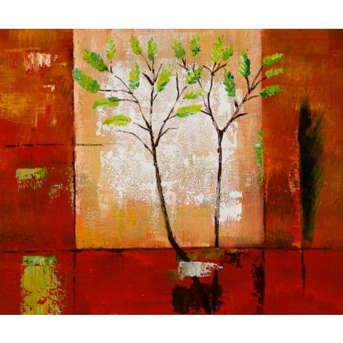 Decorative Art Abstract Wall Canvas Painting for Dining Room Together Home Decor Oil Painting Handmade High Quality