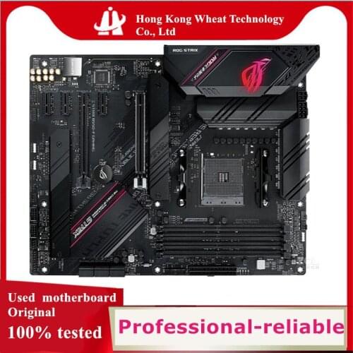 For ASUS ROG STRIX B550-F GAMING Motherboard Socket AM4 DDR4 M.2 nvme ssd For AMD B550 Used Original Desktop Mainboard