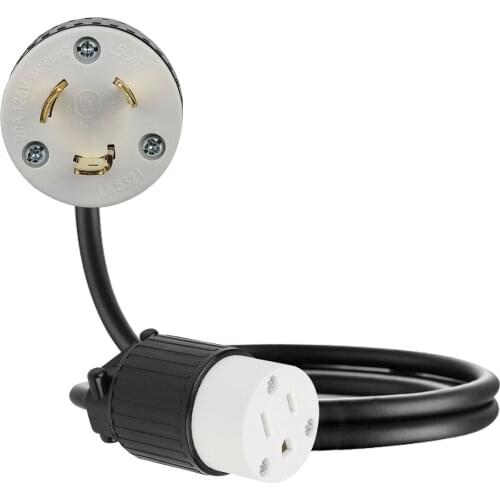 JORINDO American standard plug male to female conversion line,NEMA L5-20P to 5-15R ,15A/20A 125V
