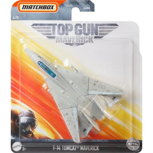 2020 Matchbox Plane F-14 TOMCAT MAVERICK Top Gun Maverick Metal Collection Alloy Simulation Model Planes