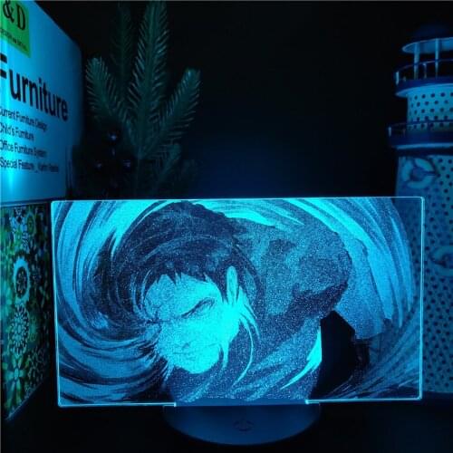 Uchiha Obito Kamui Naruto 3D Night Light Anime Figure LED Lamp Lampara Home Decoration Lighting Bedside Luminaria Neon Lights