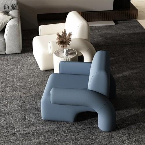 Nordic minimalist sofa Small living room bedroom lazy lounge chair Creative armchair sofa small living room sofa