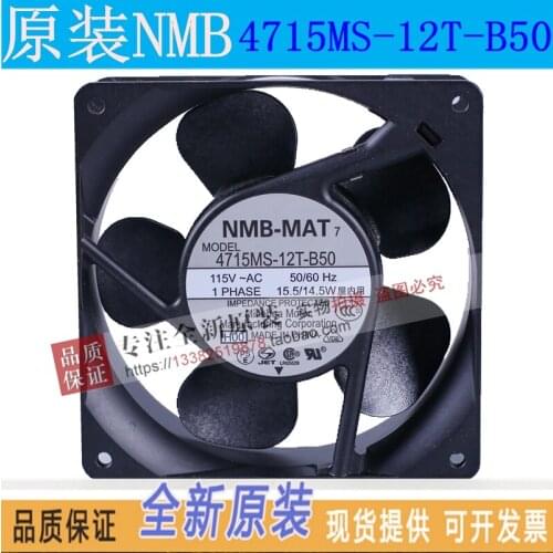 NEW NMB-MAT NMB 4715MS-12T-B50 12038 AC115V CNC cooling fan