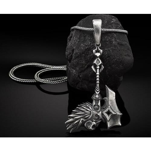 New Nordic Viking Tomahawk Pendant Ins Style Punk Jewelry Mens Hip Hop Necklace Accessories Chain Necklace