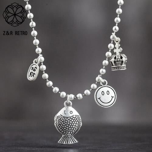 Silver Color necklaces & pendants Zinc Alloy Long Necklace Chains Chokers Suspension Jewelry For Women 2021 Decoration Wholesale