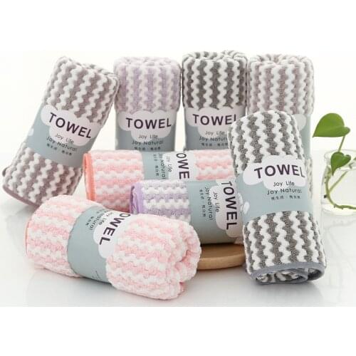 Microfiber Face Towel Body Hand Hair Towels Absorbent Facecloth Micro Fiber Washcloth 35x75cm TJ2402