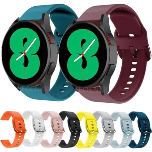 Smart Watch Band For Samsung Galaxy Watch 4 Classic 46mm 42mm Wrist Strap Silicone Bracelet For Samsung Watch 4 44mm 40mm Correa
