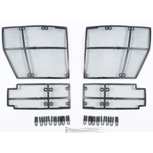 Wtfs Stainless Steel ABS Insect Grille Mesh Grill Inserts Insect Net Insect-Proof Net for Nissan Patrol 2014-2017 [QP1139]