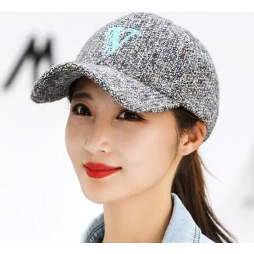 SILOQIN Snapback Cap Autumn Winter Womens Hat Letters Embroidery Baseball Caps Adjustable Size All-match Sports Cap Tongue Caps