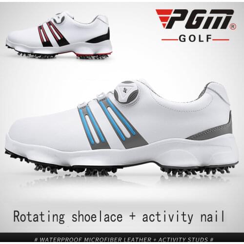 Microfiber Leather sports Sneakers Wide Sole Running Non-Slip Shoes Men Rotating Shoelace Non-slip eight-claw nail Triannig Shoe