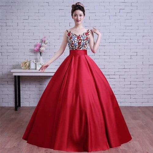 Lace Appliques Satin Lace-Up Ball Gown Quinceanera Dresses Backless Floor-Length Vestidos De 15 Anos Sweet 16 Dresses With Lace