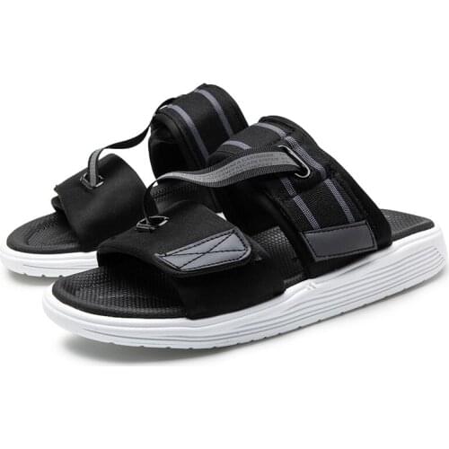 Closed 2020 outdoor mens slides sandals mens vietnam hollow sports work slippers toe roman men sandel cork sport beach trekking