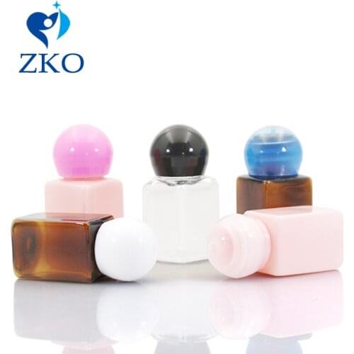 1pcs 10ml Plastic Round Ball of Screw Cap Square Bottle Cosmetics Travel Bottle Mini Portable Refillable Bottles Free Shipping