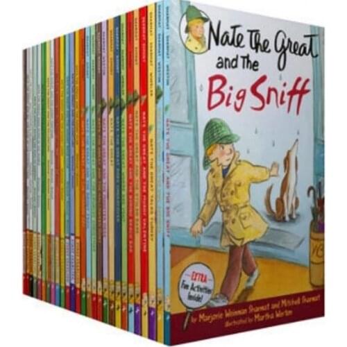 27 Books/Set Nate the Great English Reading Book Hell High School Life Detective Novels Books Early Education Book Comic Livros