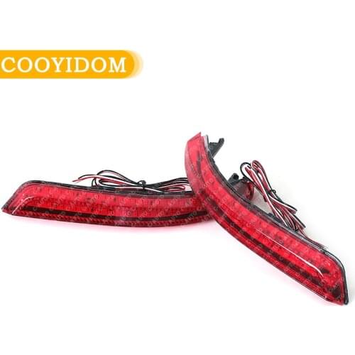 Car Reflector LED Stop Brake Light Fog Lamp Daytime lamp For Nissan Almera Bluebird Sylphy Backup Tail Bumper 2006 2007-2014