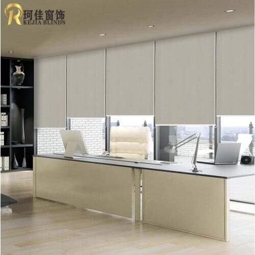 Free shipping anti oil and water proof blackout roller blinds curtain two side same color for room window customized size