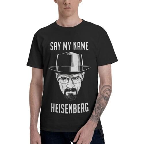 Breaking Bad T Shirt Men Short Sleeve 100% Cotton T-shirt Walter White Heisenberg Tee Novelty Tshirt Gift