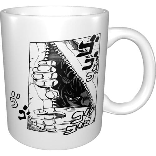 Anime Jojo Bizarre Adventure Gold Wind Pullover Mug Coffee Cup Coffee Mug Initial Cup Face Mug