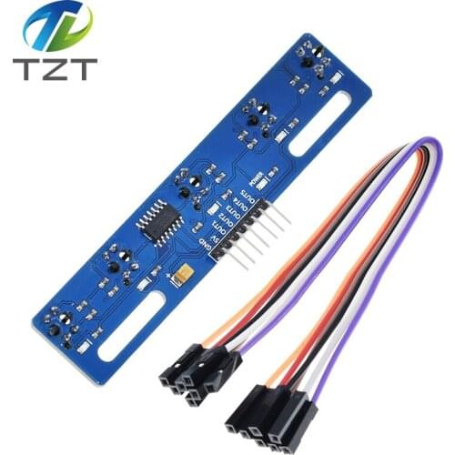 MH-ET LIVE 5 channel Infrared Reflective Sensor TCRT5000 KIT 5 way/road IR Photoelectric Switch Barrier Line Track Module
