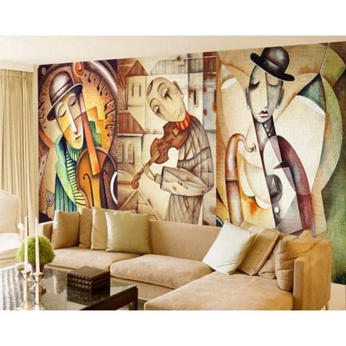 Custom retro Wallcoverings, Eugene Ivanov art murals for the living room bedroom TV background papel de parede