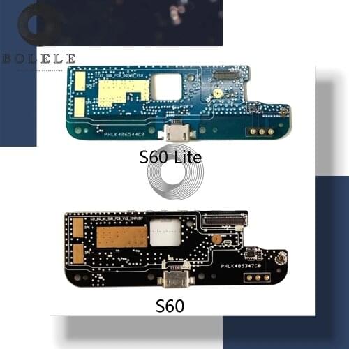 Charging Port Board For Doogee S60 / S60 Lite Charge Dock Connector USB Board Port Motor Flex Cable Plug Microphone MIC Vibrator